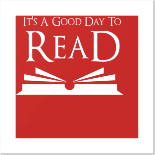 its a good day to read,great gift idea for book lovers Posters and Art